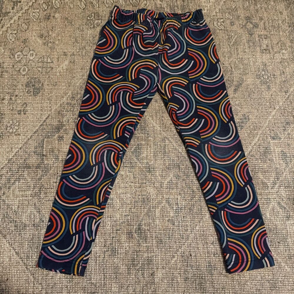 Hanna Andersson Rainbow Leggings pants  size 5